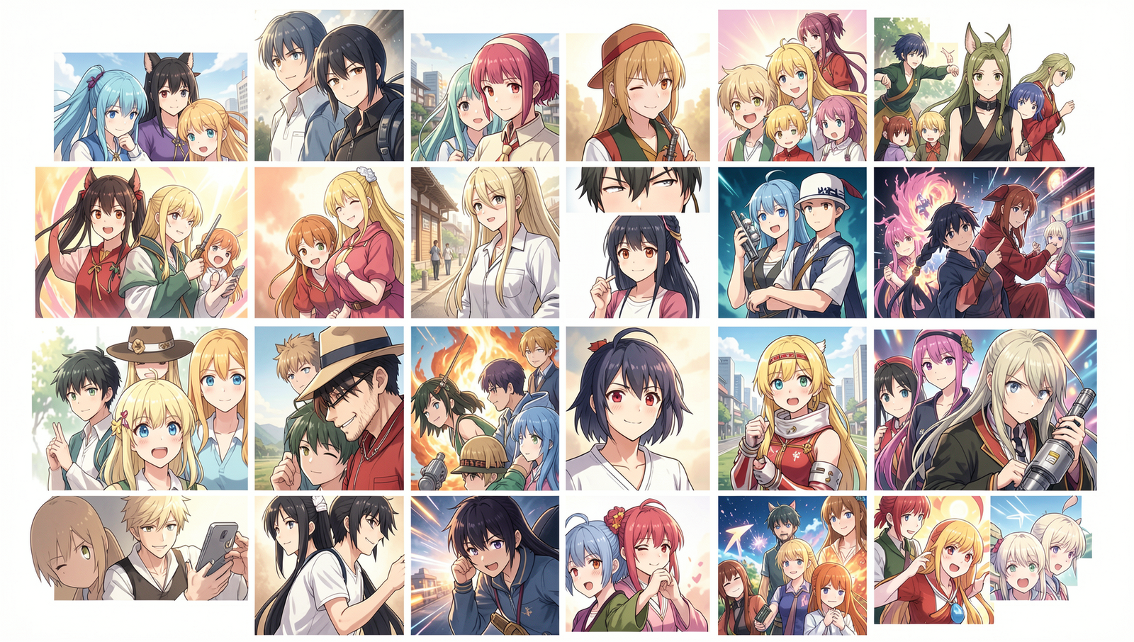 Collage of popular anime characters and scenes showcasing global anime culture.