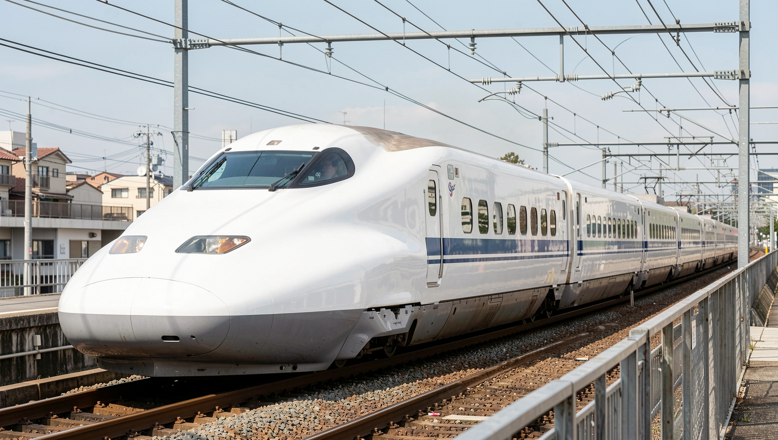 Overview of a Shinkansen train showcasing its sleek design and advanced technology.