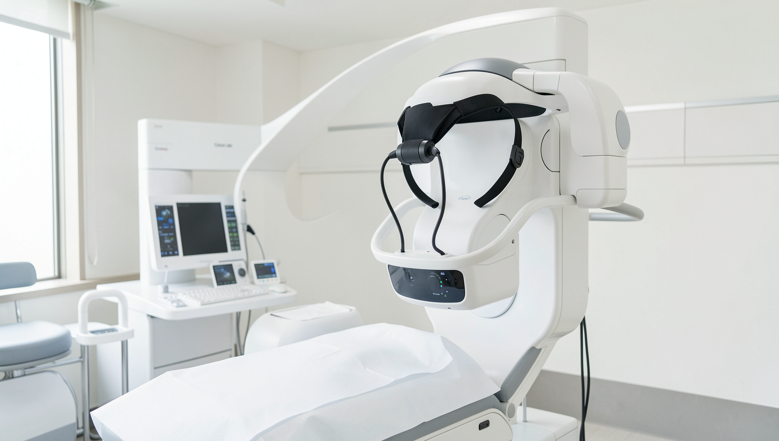Diagram illustrating VR applications in Japanese healthcare, including therapy and training.