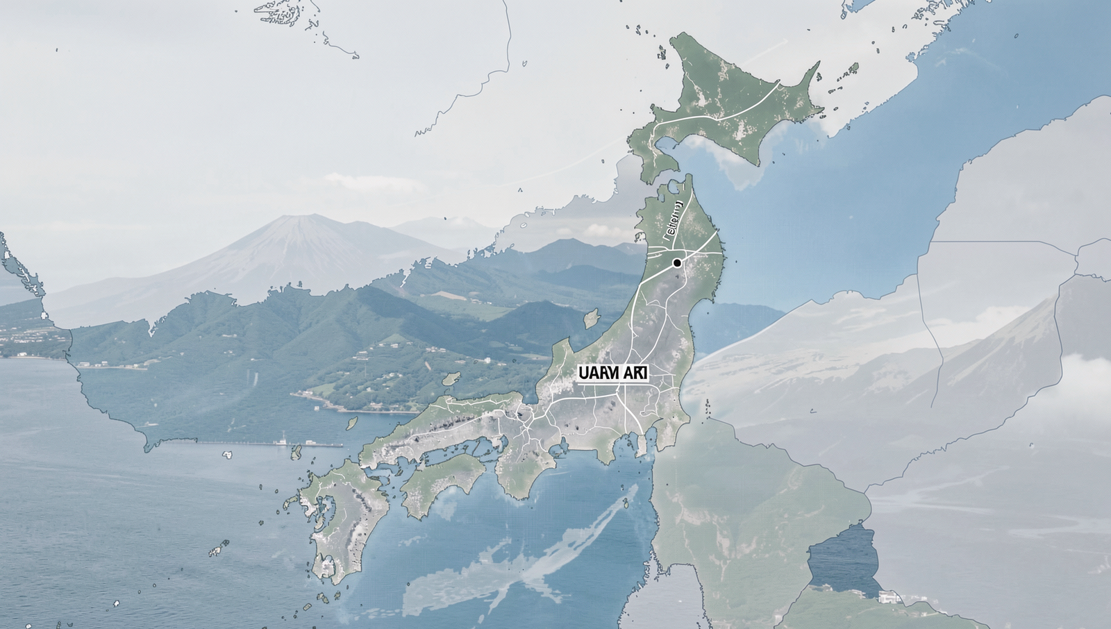 Diagram illustrating AI applications in Japan's weather forecasting technology.